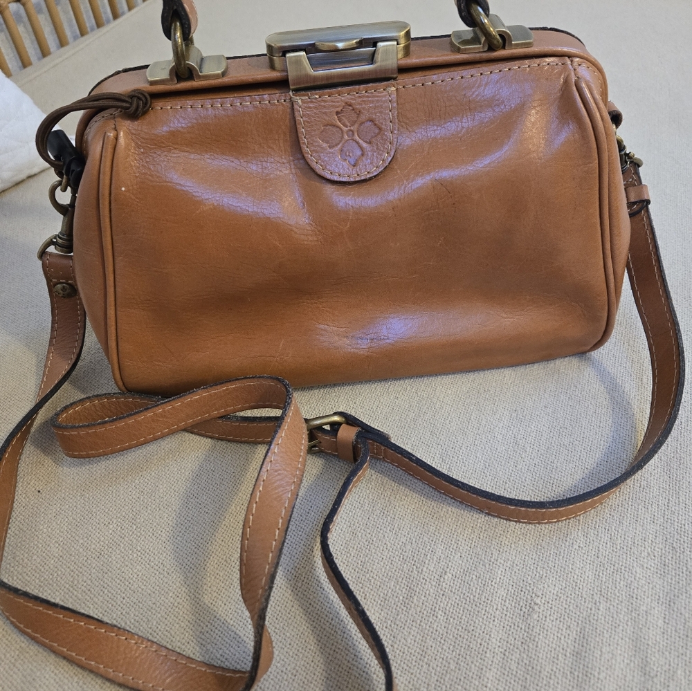 Patricia Nash Brown Leather Crossbody Bag